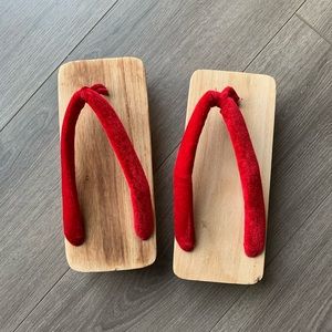 Vintage Japanese geta from estate sale